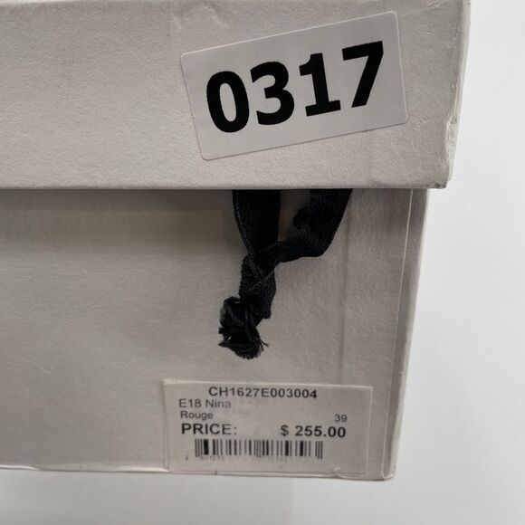 New SANDRO Nina suede sandals red 38 size 8 - Picture 10 of 12